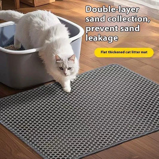 Alfombra Atrapa Arena para Gatos - Doble Capa EVA