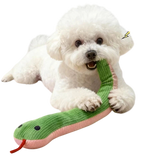 Interactive Plush Snake Toy for Dogs