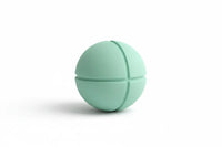 Round Shopify dog chew toy made of durable material, designed for dogs to chew and play with.