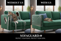 Without us / With us - Sofa Scratch Protector
